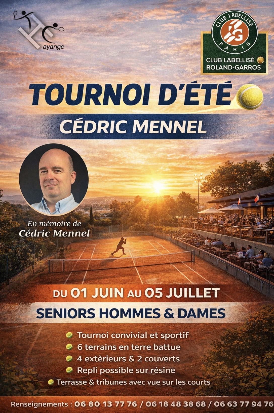 Affiche tournoi été